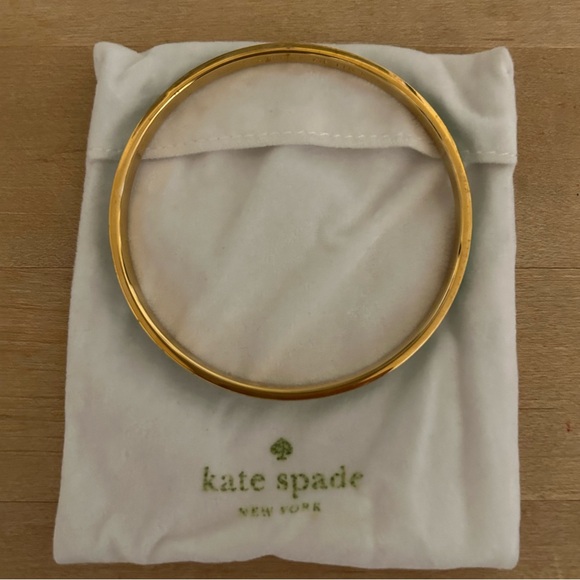 Kate Spade “Stroke of Luck” green enameled bangle - Picture 5 of 6